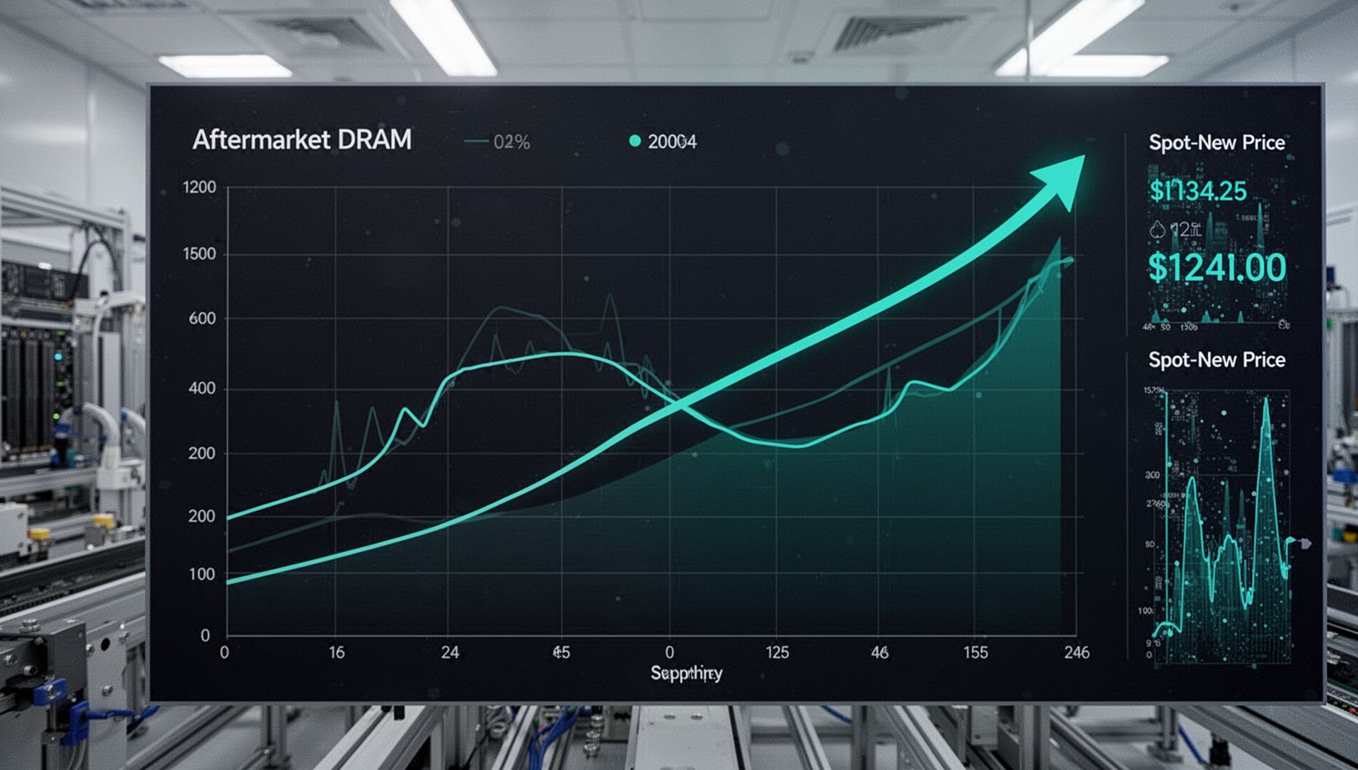 When New Memory Doubles, the Aftermarket Becomes a Supply Line — Not a Discount